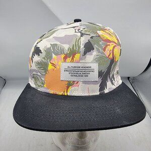 WESC All Purpose Headwear Floral Hat Casual Adjustable Outdoors Lightweight